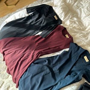 MM Lafleur Size 0 Dresses black navy maroon quality 4 way stretch dresses